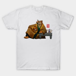 Lounging Tiger, Perching Dragon (fly) T-Shirt